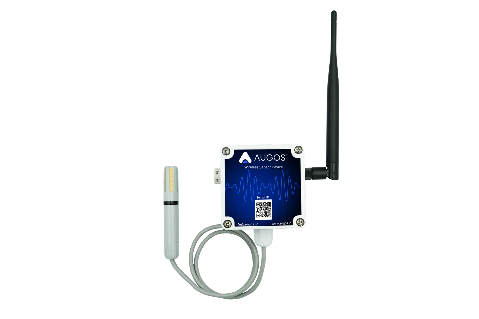Augos wireless temperature sensor with probe and antenna